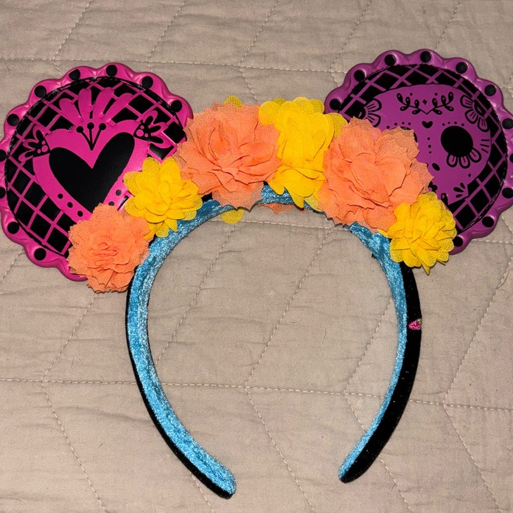 Floral Minnie ears
